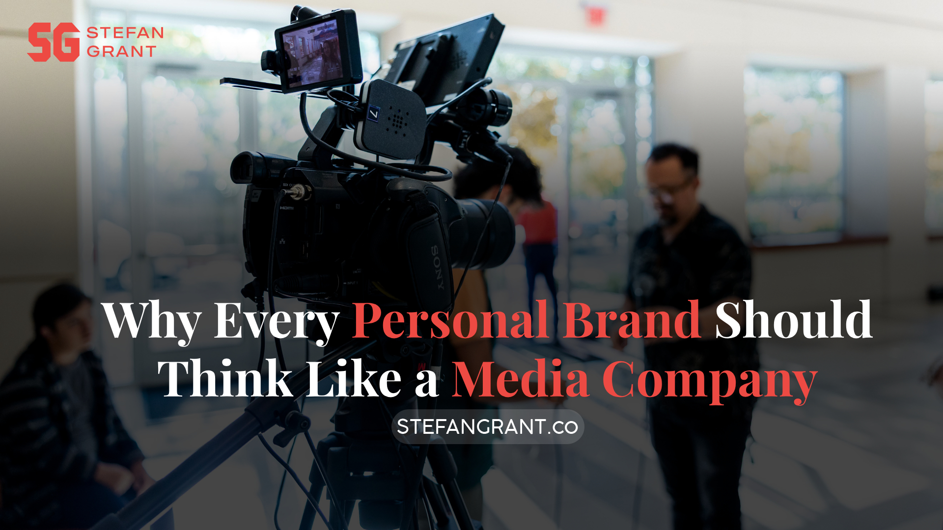 "Entrepreneur building a personal brand media company by creating content for multiple digital platforms."